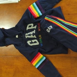GAP hooded sweatshirt and pants